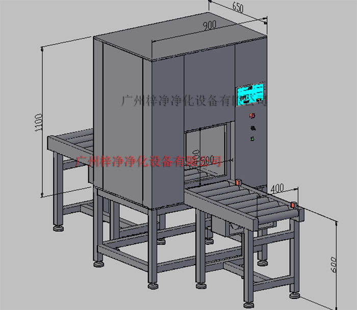 傳動(dòng)帶輸送線(xiàn)傳遞窗制作設計方案圖參數