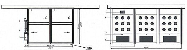 自動(dòng)感應平移門(mén)貨淋室方案圖欣賞